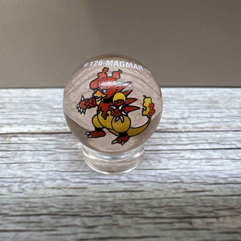 Vintage ToyBiz Pokemon Marble #126 Magmar